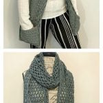 Simple & Easy Pocket Scarf Crochet Pattern