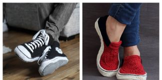 Sneaker Slippers Crochet Patterns
