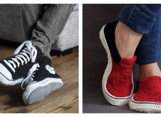 Sneaker Slippers Crochet Patterns