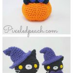 Spooky Pumpkin Cat Amigurumi Free Crochet Pattern