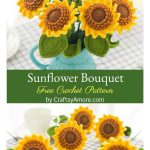 Sunflower Bouquet Free Crochet Pattern