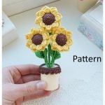 Sunflowers in a Pot Crochet Pattern