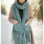 The Willow Pocket Scarf Free Crochet Pattern