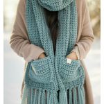 The Willow Pocket Scarf Free Crochet Pattern