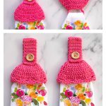 Towel Toppers with Hidden Ring Free Crochet Pattern