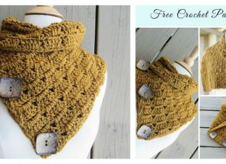 Versatile Button Cowl Free Crochet Pattern