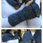 Versatile Easy Textured Cowl Free Crochet Pattern