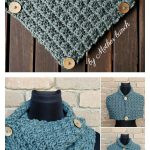 Versatile Eileen Button up Scarf Free Crochet Pattern