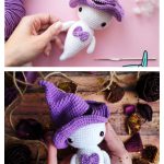 Witchy Ghost Amigurumi Crochet Pattern