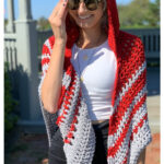 Woodward Hoodie Shawl Free Crochet Pattern