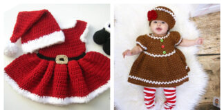 10 Christmas Baby Outfit Crochet Patterns