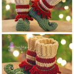 Adorable Christmas Elf Shoes Crochet Pattern