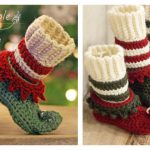 Adorable Christmas Elf Shoes Crochet Pattern