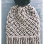 Aspen Basketweave Beanie Free Crochet Pattern