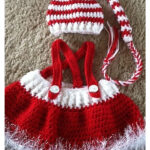 Baby Santa Hat and Skirt Crochet Pattern