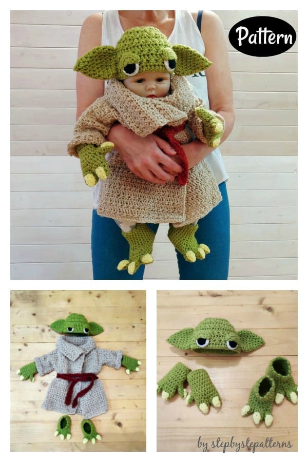 Baby Yoda Costume Crochet Pattern