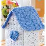 Birdhouse Tissue Box Free Crochet Pattern