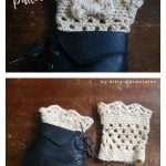 Bow Cuffs Free Crochet Pattern