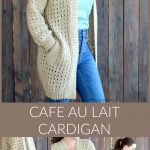 Cafe au Lait Cardigan Free Crochet Pattern