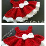 Christmas Baby Dress Crochet Pattern