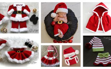 Christmas Baby Outfit Crochet Patterns