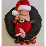 Christmas Santa Hat and Pants Outfit Crochet Pattern