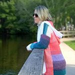 Colorblock Cardigan Free Crochet Pattern