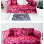 Couch Tissue Box Cover Free Crochet Pattern
