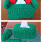 Couch Tissue Box Cover Free Crochet Pattern