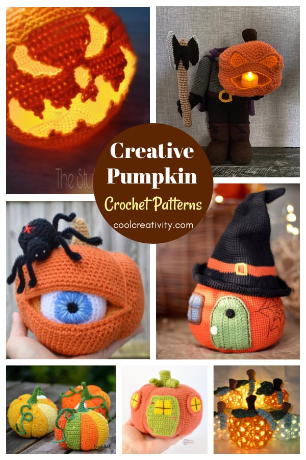 Jack-o'-Lantern Carving Pumpkin Crochet Pattern