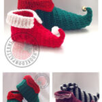 Curly Toes Elf Slipper Shoes Crochet Pattern