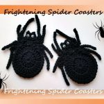 Frightening Spider Coasters Free Crochet Pattern