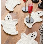 Ghost Coaster Free Crochet Pattern