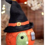 Halloween Amigurumi Pumpkin House Crochet Pattern