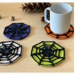 Halloween Coaster Free Crochet Pattern and Paid