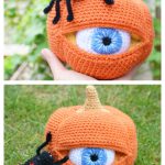 Halloween One Eyed Pumpkin Crochet Pattern