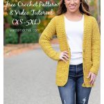 Harvest Cardigan Free Crochet Pattern and Video Tutorial