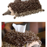 Hedgehog Tissue Cover Free Crochet Pattern