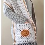 Hip Granny Pocket Shawl Free Crochet Pattern