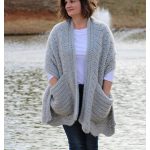 Hygge Pocket Shawl Free Crochet Pattern