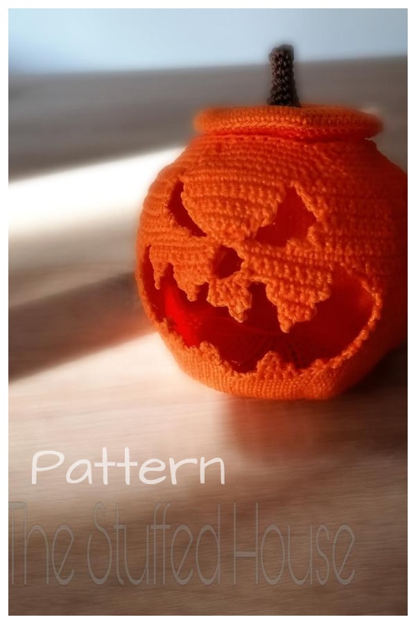 Jack-o’-Lantern Carving Pumpkin Crochet Pattern 