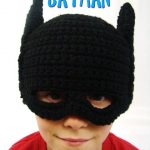 Kids Batman Mask Hat Free Crochet Pattern