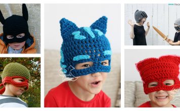 Kids Mask Hat Free Crochet Pattern and Paid