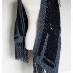 Kosh Tunisian Pocket Shawl Free Crochet Pattern