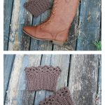 Lace Boot Cuff Free Crochet Pattern