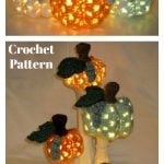 Lighted Granny Pumpkins Crochet Pattern