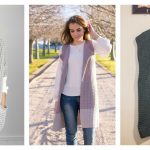 Long Sleeveless Cardigan Crochet Patterns