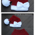 Mrs. Claus’ Santa Hat & Skirt Crochet Pattern