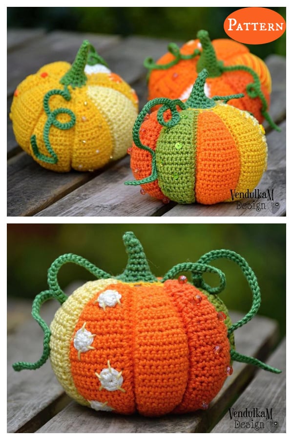 Patchwork Pumpkin Crochet Pattern