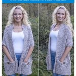 Pocket Shawl Free Crochet Pattern and Video Tutorial